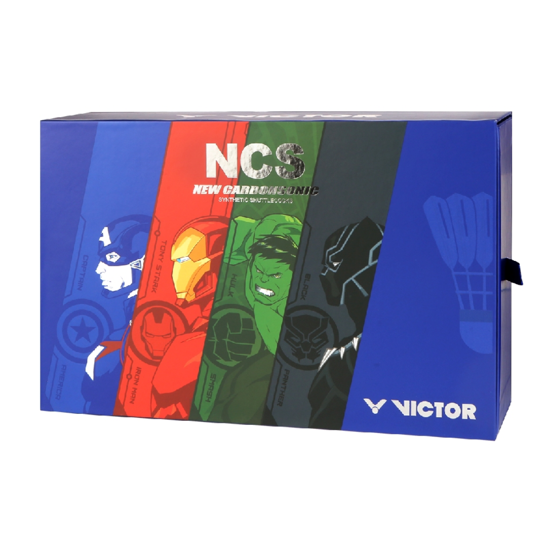Victor Avenger's NCS Carbonsonic Badminton Shuttlecocks - Professional Grade Feather Shuttlecocks for Tournament Play & Training - Perfect for Indoor Badminton Matches & Club Games