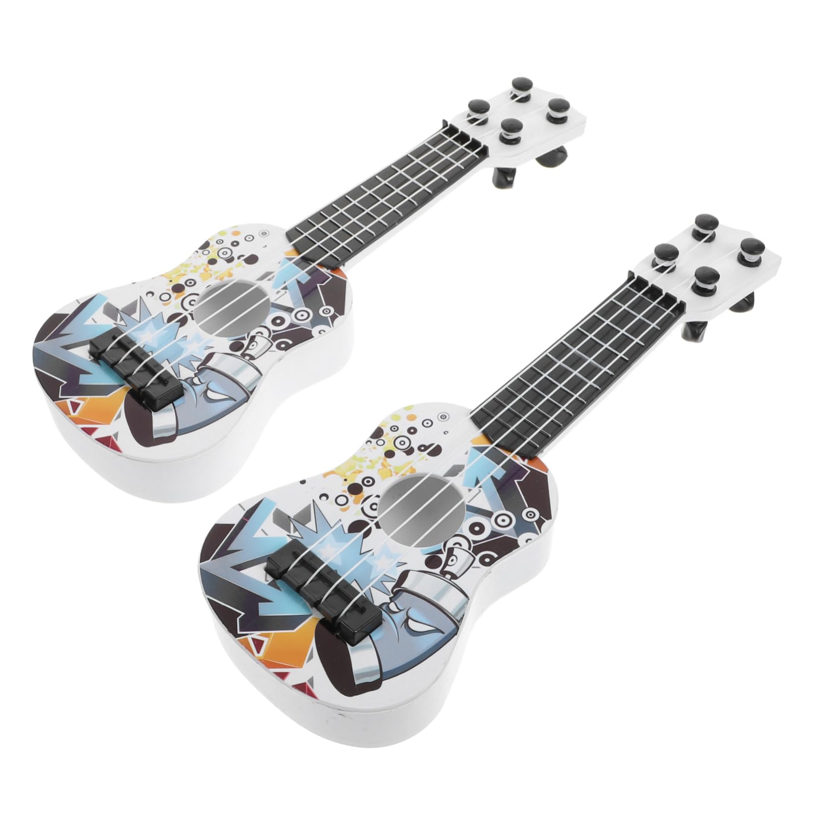 Gogogmee 2-Pack Mini Simulation Guitar Toy for Kids - Educational Musical Instrument Toy for Toddlers & Children - Perfect for Pretend Play, Birthday Gifts & Early Learning Development
