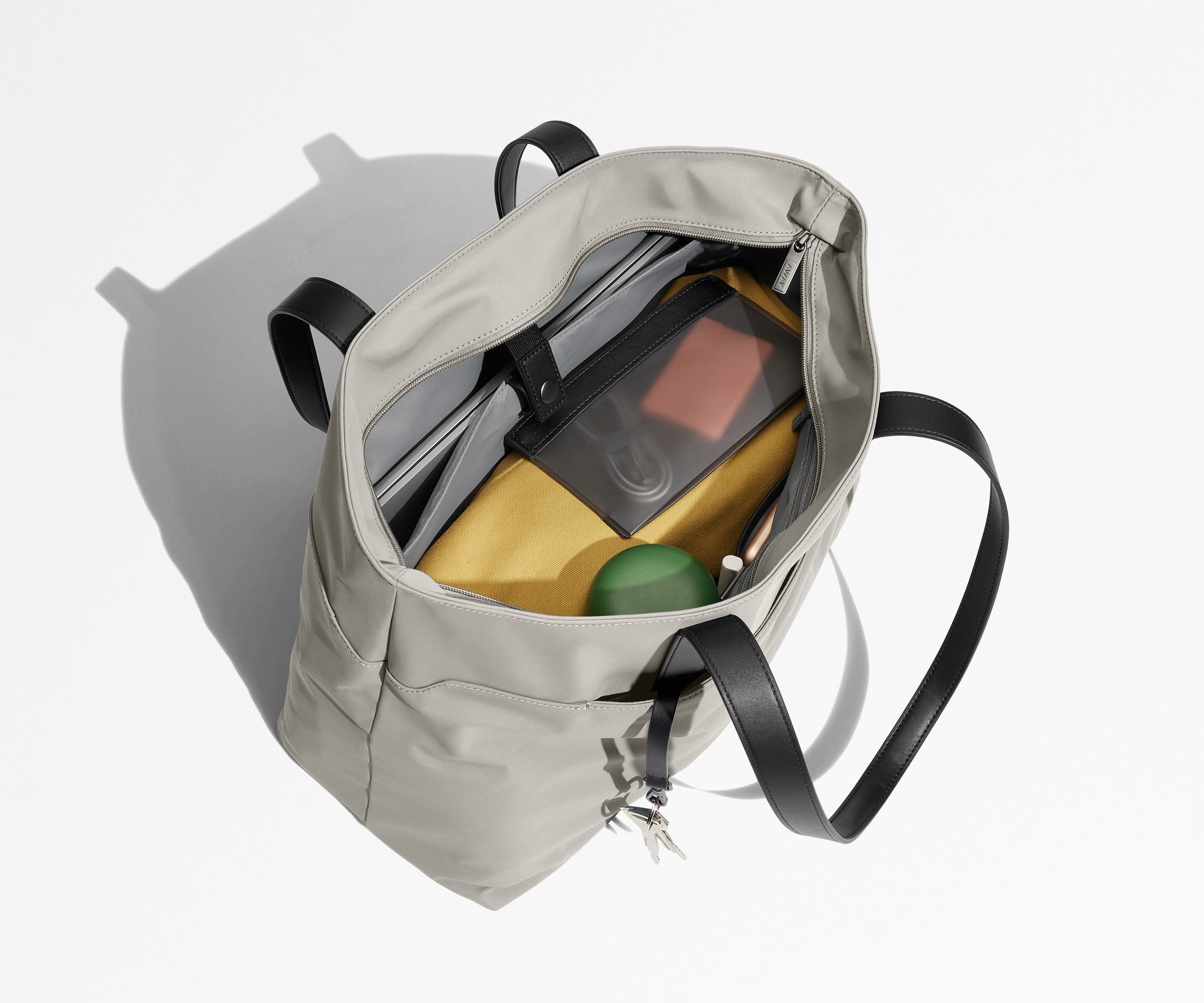 Premium Cloud Gray The Everywhere Tote Bag - Stylish & Durable Carryall for Work, Travel, Gym & Daily Use