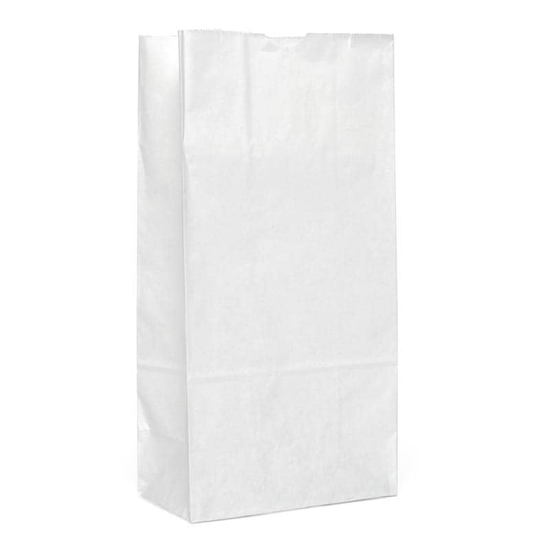 White Grocery Bags 500 Pack - 4 1/4