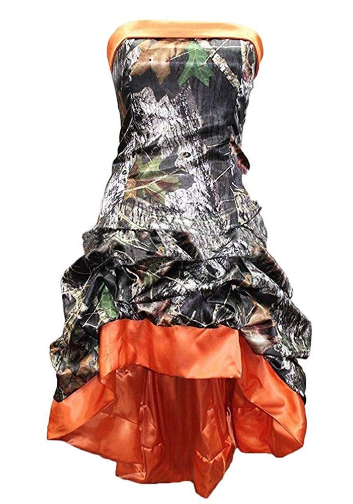 Ci-ONE Camo Prom Dresses for Juniors - Sleeveless Satin Homecoming & Wedding Gowns | Perfect for Prom Night, Formal Events & Special Occasions