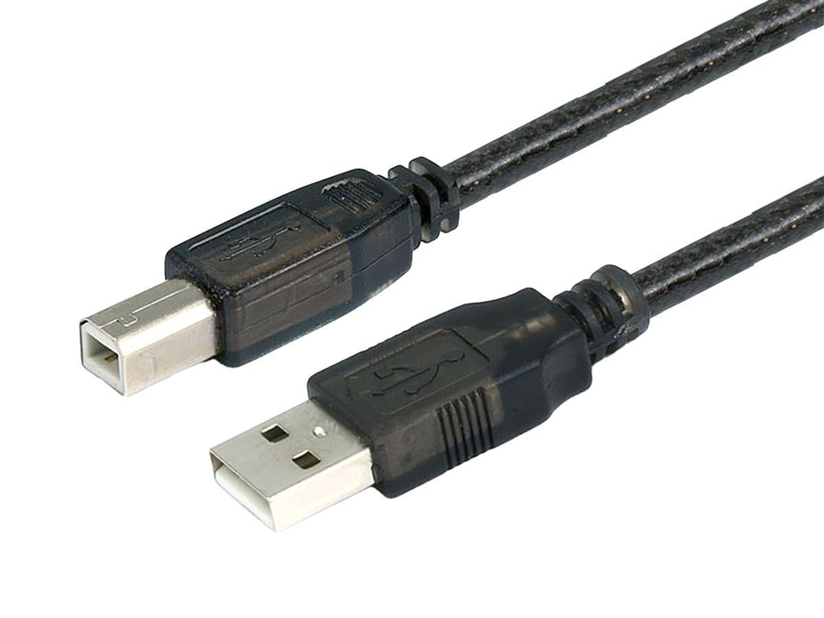 Monoprice 33ft USB 2.0 Printer Scanner Cable (A Male to B Male) - 10M Active Extension Cord for HP, Canon, Epson, Dell, Samsung Printers - Compatible with PC & Mac - Perfect for Office, Home & Commercial Printing Setup