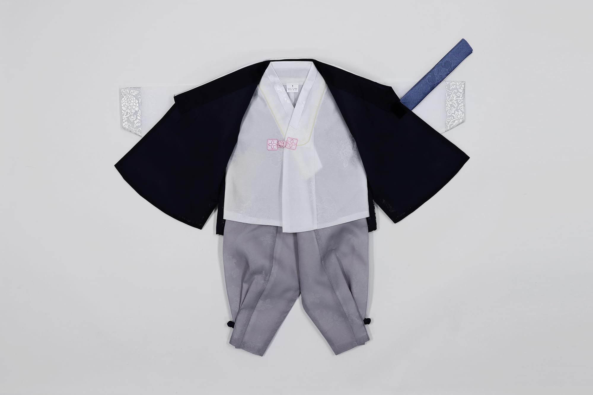 Traditional Korean Hanbok for Boys - Baby First Birthday & 100 Days Celebration Outfit (Ages 0-15) | Perfect for Doljanchi, Cultural Events & Family Photos | HBC01