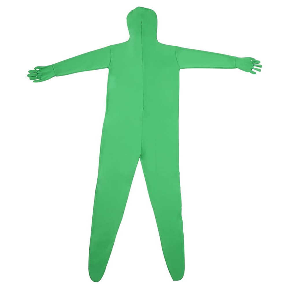 Andoer Full Body Chroma Key Blue Suit - Unisex Adult Green Screen Costume for Halloween, Cosplay, Photography & Video Production - Perfect for Content Creators, Streamers & Film Makers