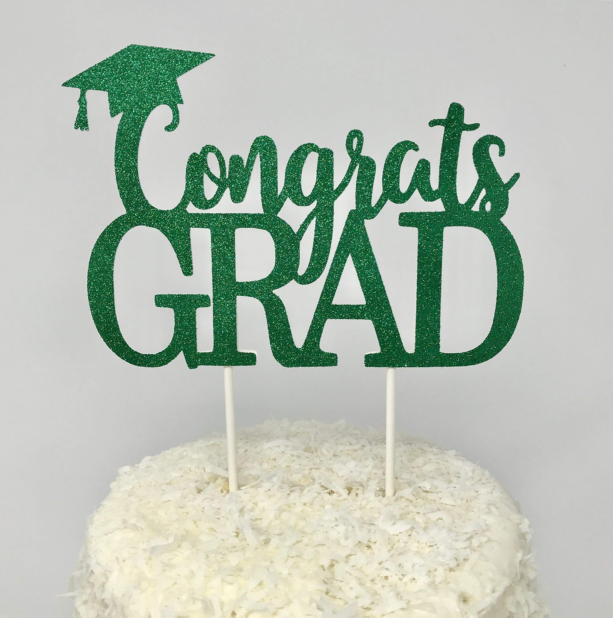 2020 Graduation Cake Topper - Elegant Graduation Decorations for Cakes, Cupcakes & Desserts | Perfect for Graduation Parties, Ceremonies & Celebrations