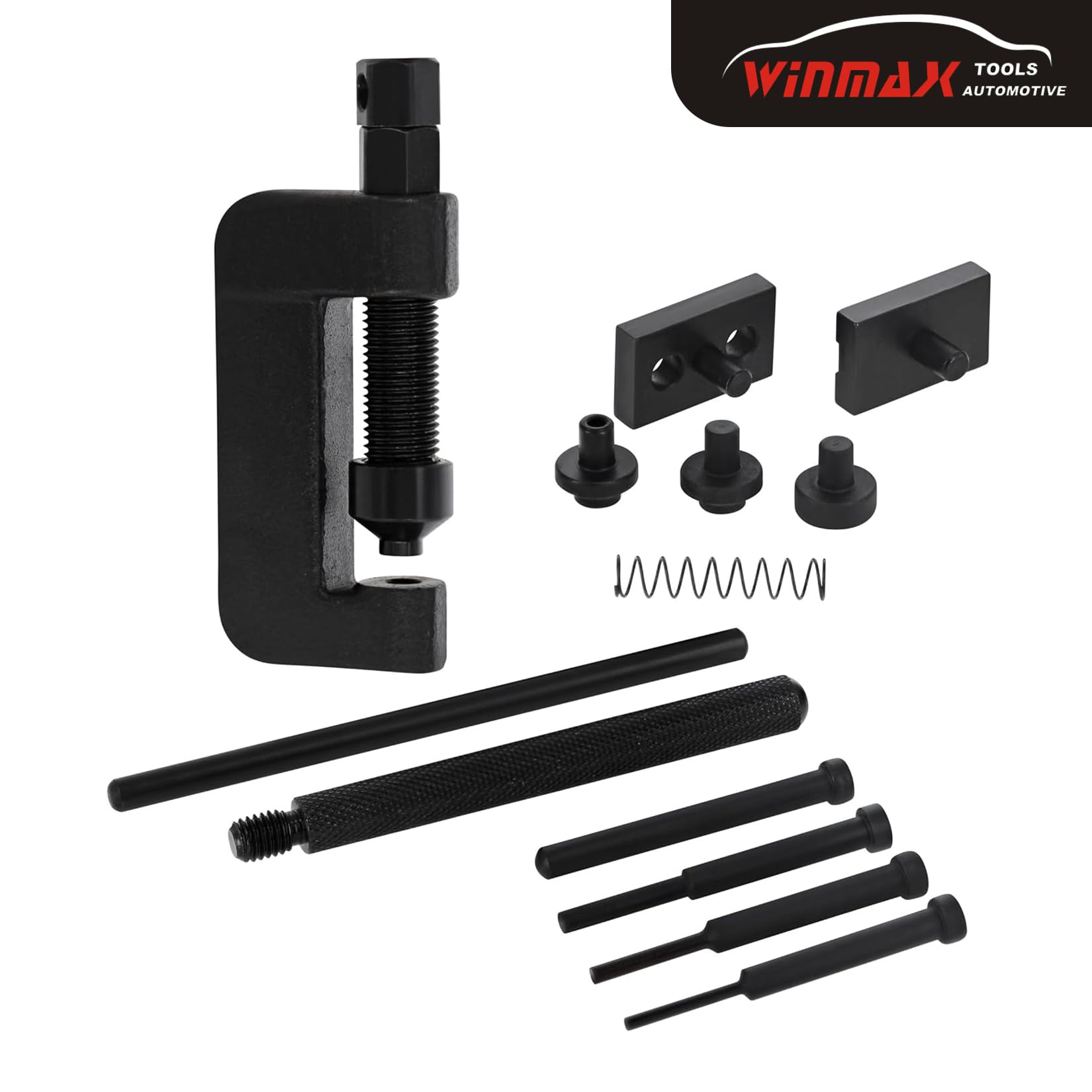13-Piece Motorcycle Chain Breaker & Riveting Tool Kit - Heavy Duty Chain Cutter & Repair Set for Dirt Bikes, ATVs, and Motorcycles - Perfect for Trailside Repairs and Garage Maintenance