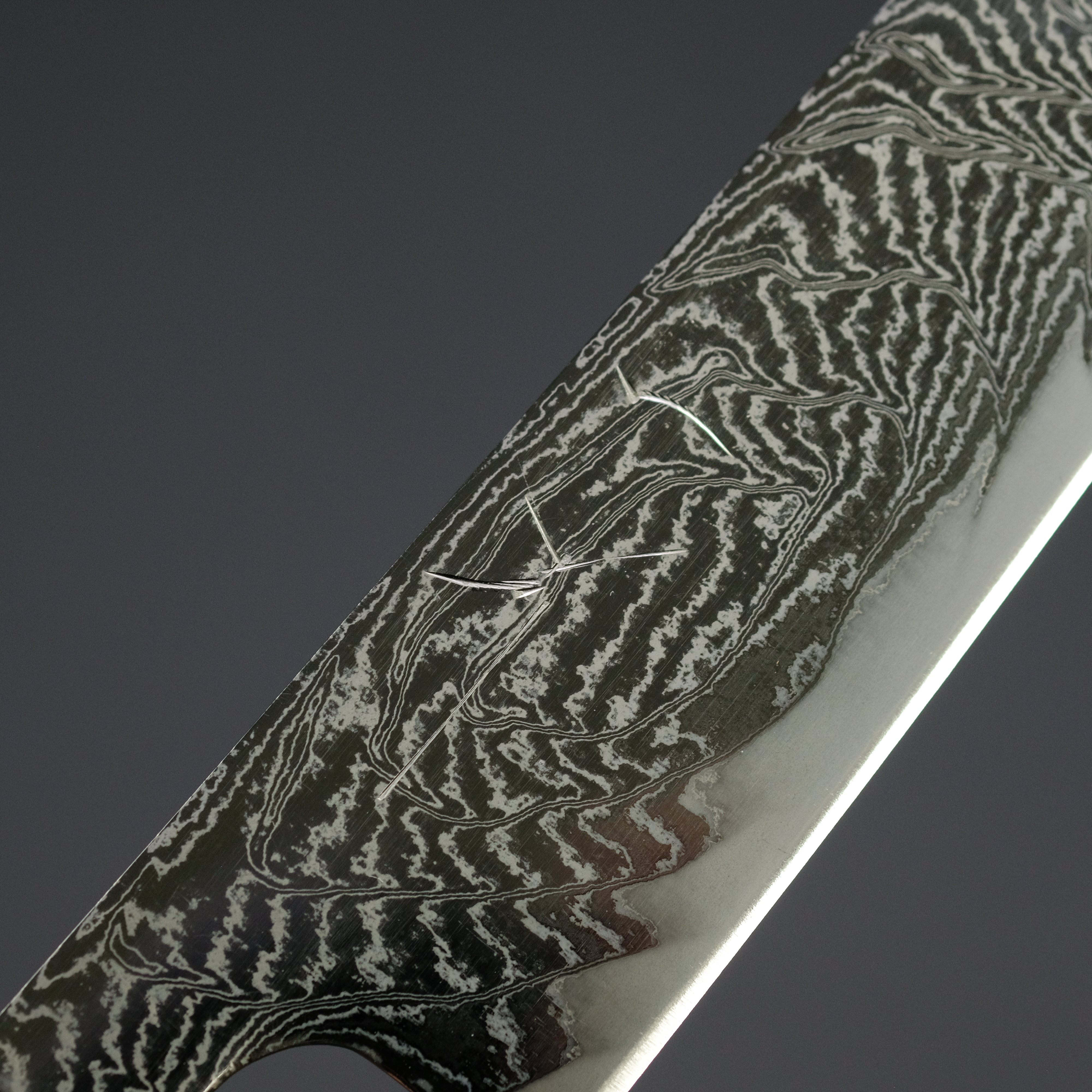 Hitohira Futana 135mm Petty Knife - Nickel Damascus Steel Blade with Tagayasan Wood Handle - Perfect for Precision Slicing, Fruit Cutting & Kitchen Tasks