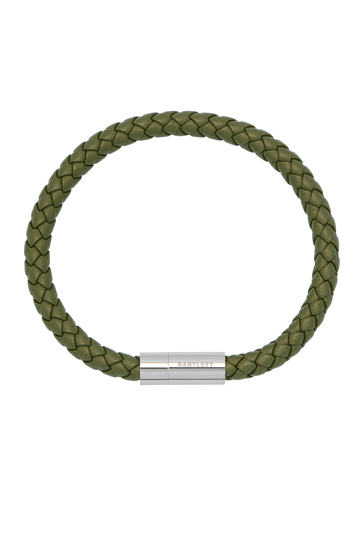 Stylish Men's Leather Single Plaited Wrap Bracelet - Handmade Adjustable Wristband for Casual & Formal Wear - Perfect Gift for Him