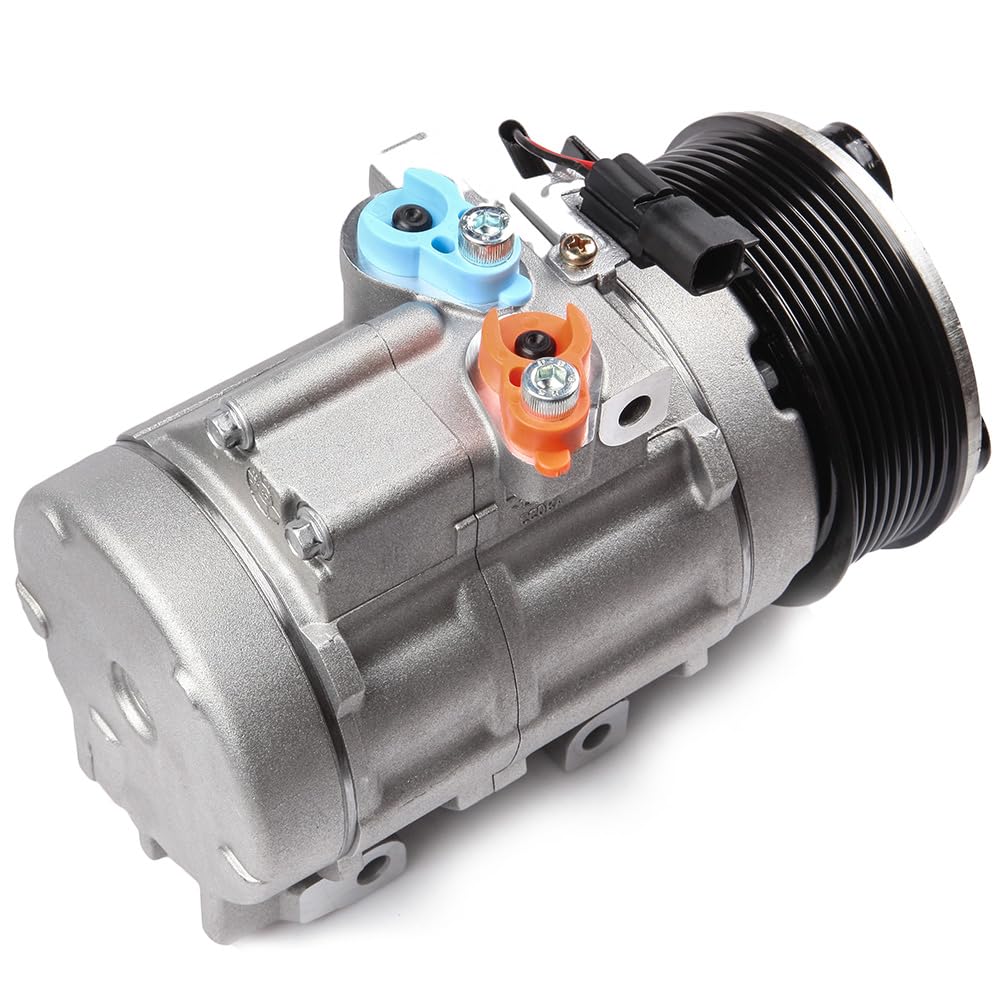 High-Performance AC Compressor for Ford F-250 Super Duty 6.7L (2011-2016) | Durable Air Conditioning Compressor with A/C Clutch | Perfect for Summer Road Trips & Heavy-Duty Cooling Needs