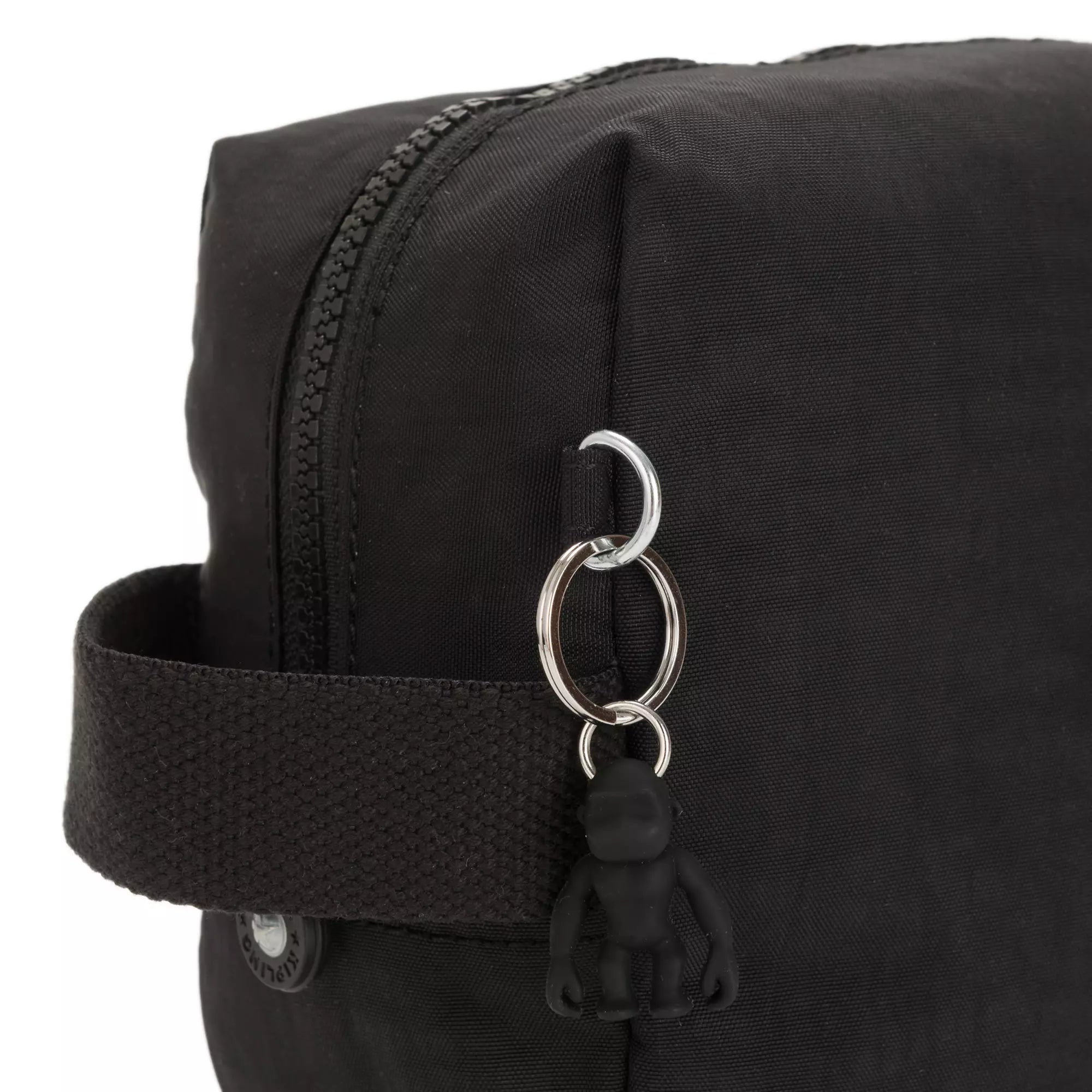 Kipling Parac Small Toiletry Bag - Water-Resistant Travel Cosmetic Organizer (Black Noir) | Perfect for Carry-On Luggage, Gym Essentials & Weekend Getaways