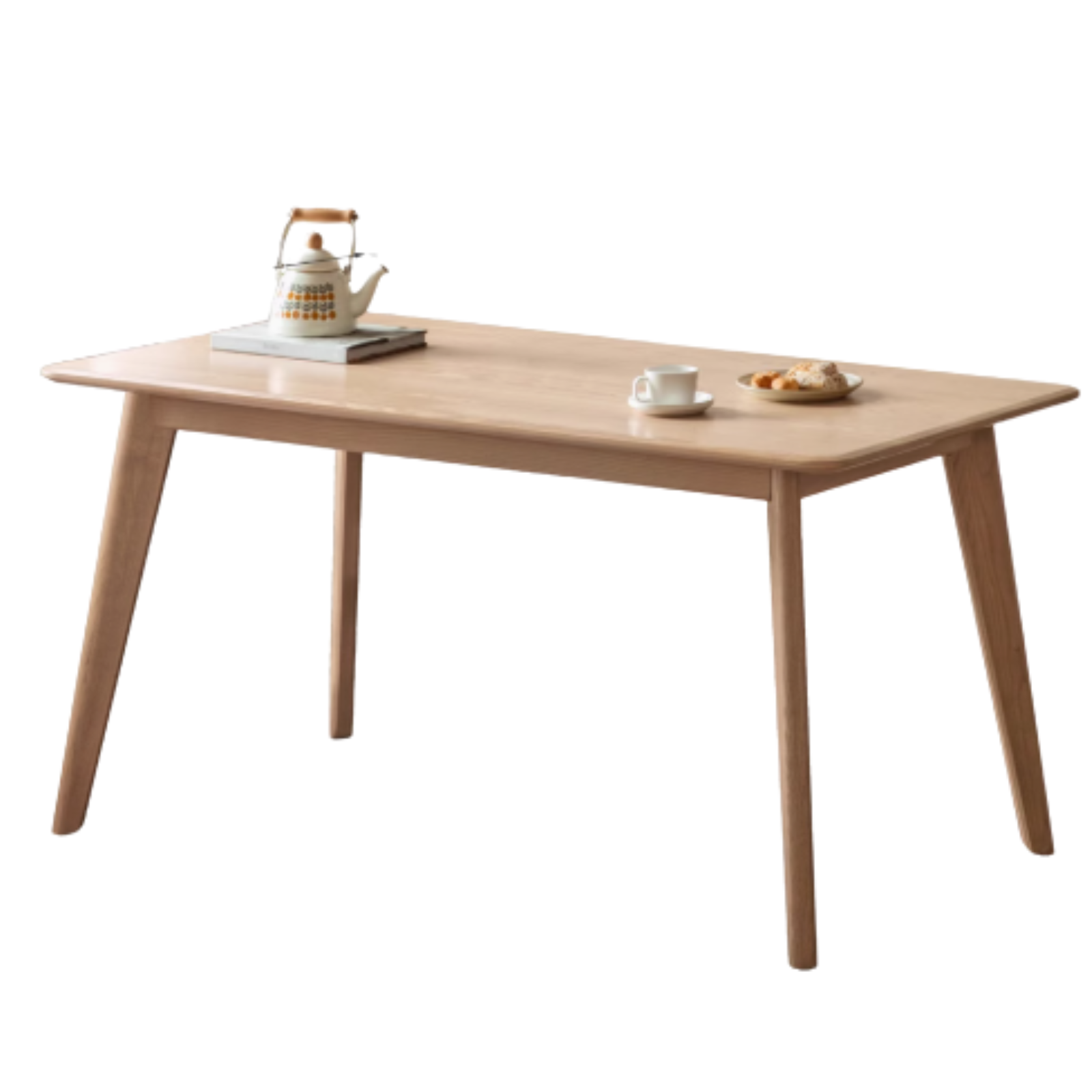 62.9x33.4x29.5 inch / 160x85x75.8 cm / Natural Wood Color / Ash dining table