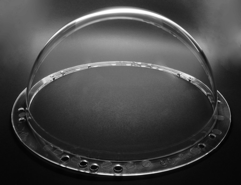 JMX 9-Inch Clear Acrylic/PC CCTV Camera Dome Cover - Replacement Security Housing for Indoor/Outdoor Surveillance, Pet Dog Fence, Window & Skylight Protection (Transparent) | Weatherproof & Durable for Home & Business Security