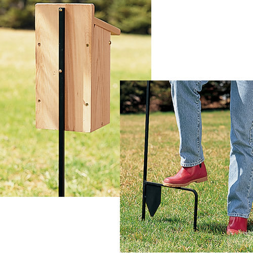 Heavy Duty Birdhouse Mounting Pole - Sturdy Metal Hanger for Outdoor Bird Feeders & Houses - Perfect for Garden, Backyard, and Patio Decor