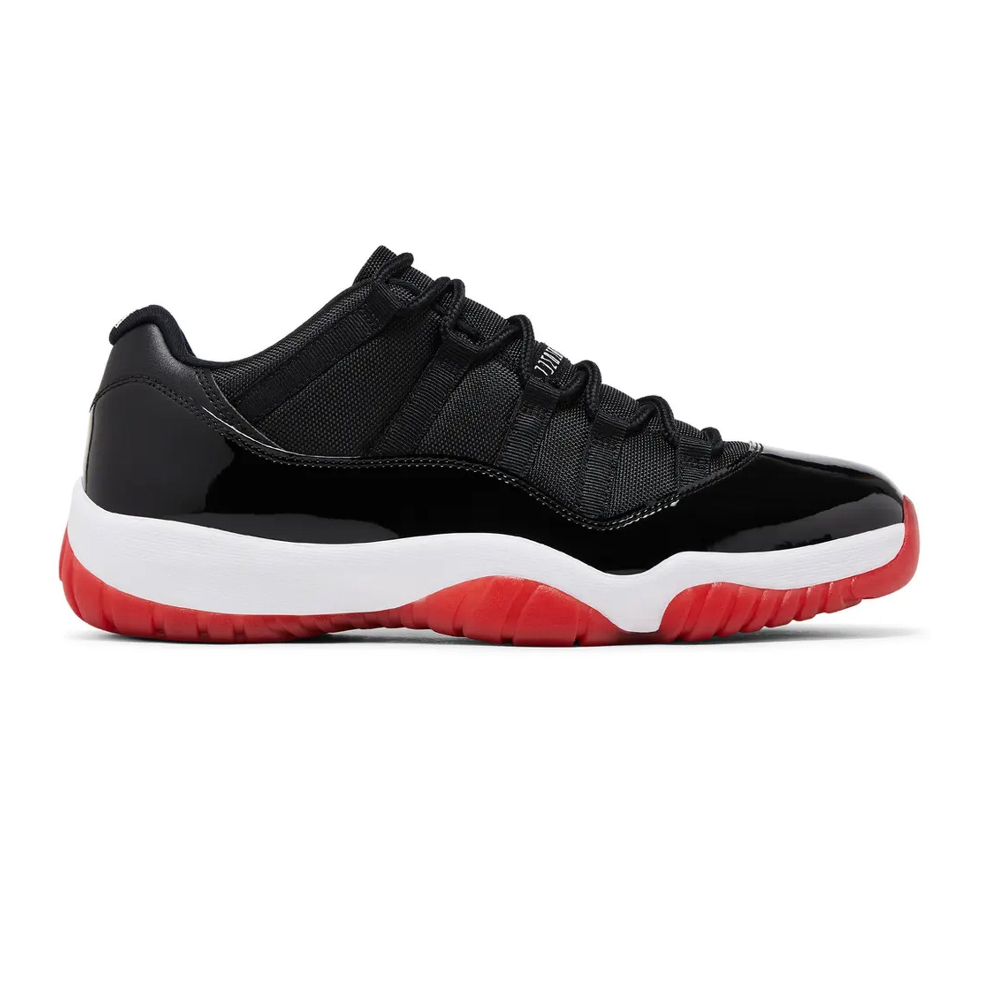Air Jordan 11 Retro Low 'Bred' Men's Basketball Shoes 2025 - Authentic Nike Sneakers for Casual Wear & Court Performance