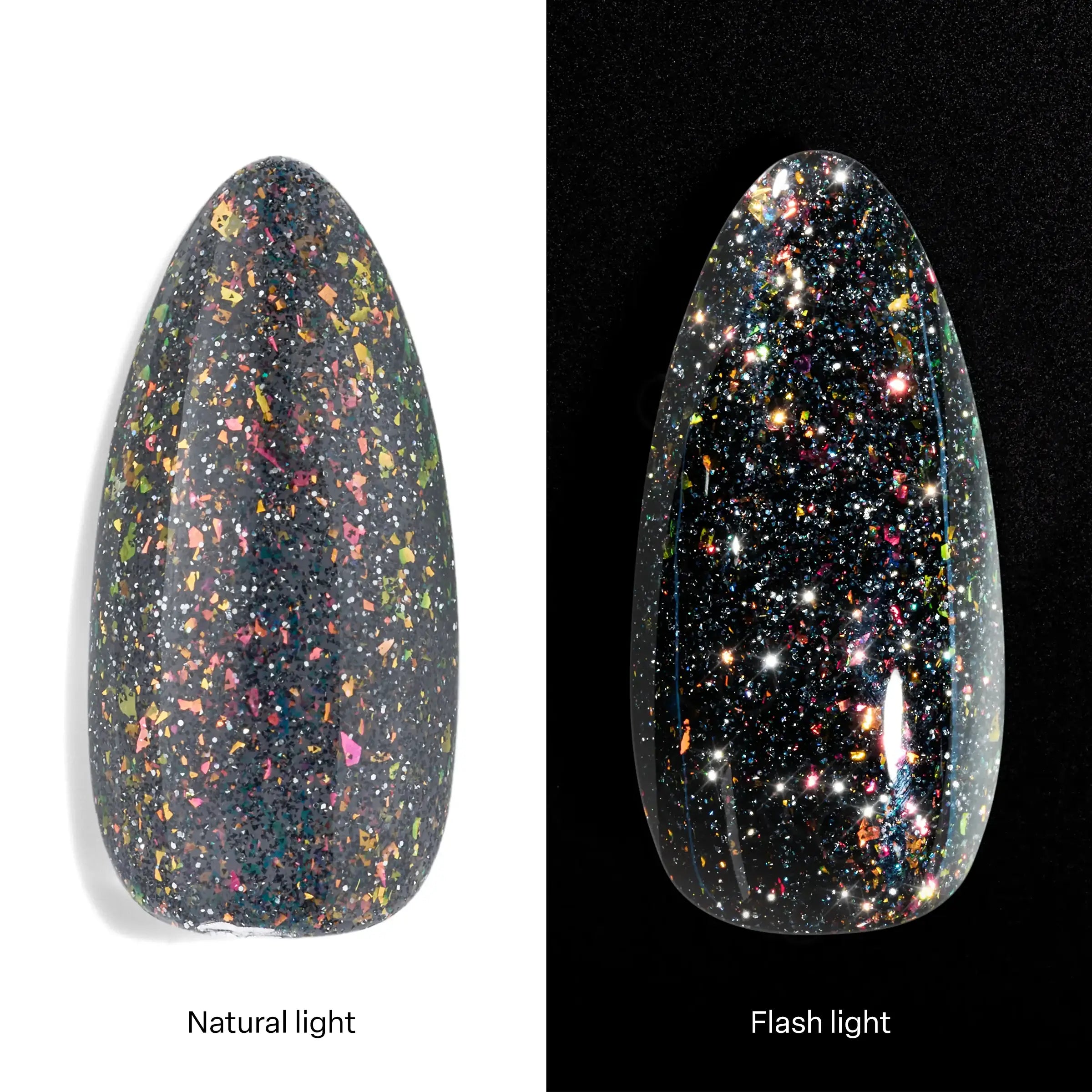 Apres Gel X Flash Glitter Nail Polish - Just A Phase FG07 | Long-Lasting Shimmer & Sparkle for Manicures, Pedicures, and Nail Art Designs