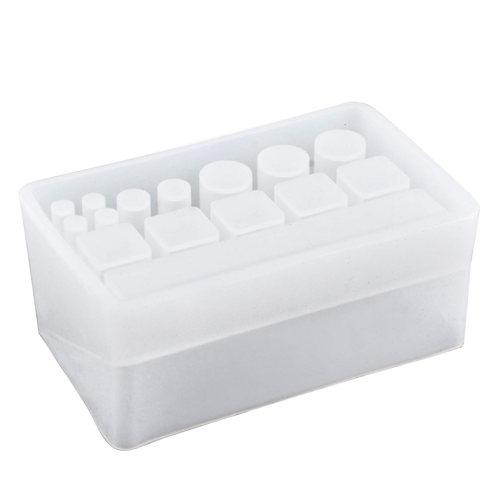 WANDIC Silicone Resin Mold for Lipstick Storage - DIY Rectangle Makeup Holder Box for Jewelry Display & Craft Organizer | Perfect for DIY Projects, Makeup Storage, and Small Jewelry Organization