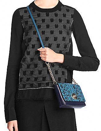 Coach Crosstown Crossbody Bag in Colorblock Exotic Embossed Leather | Stylish Women's Handbag for Everyday Use, Travel & Date Nights
