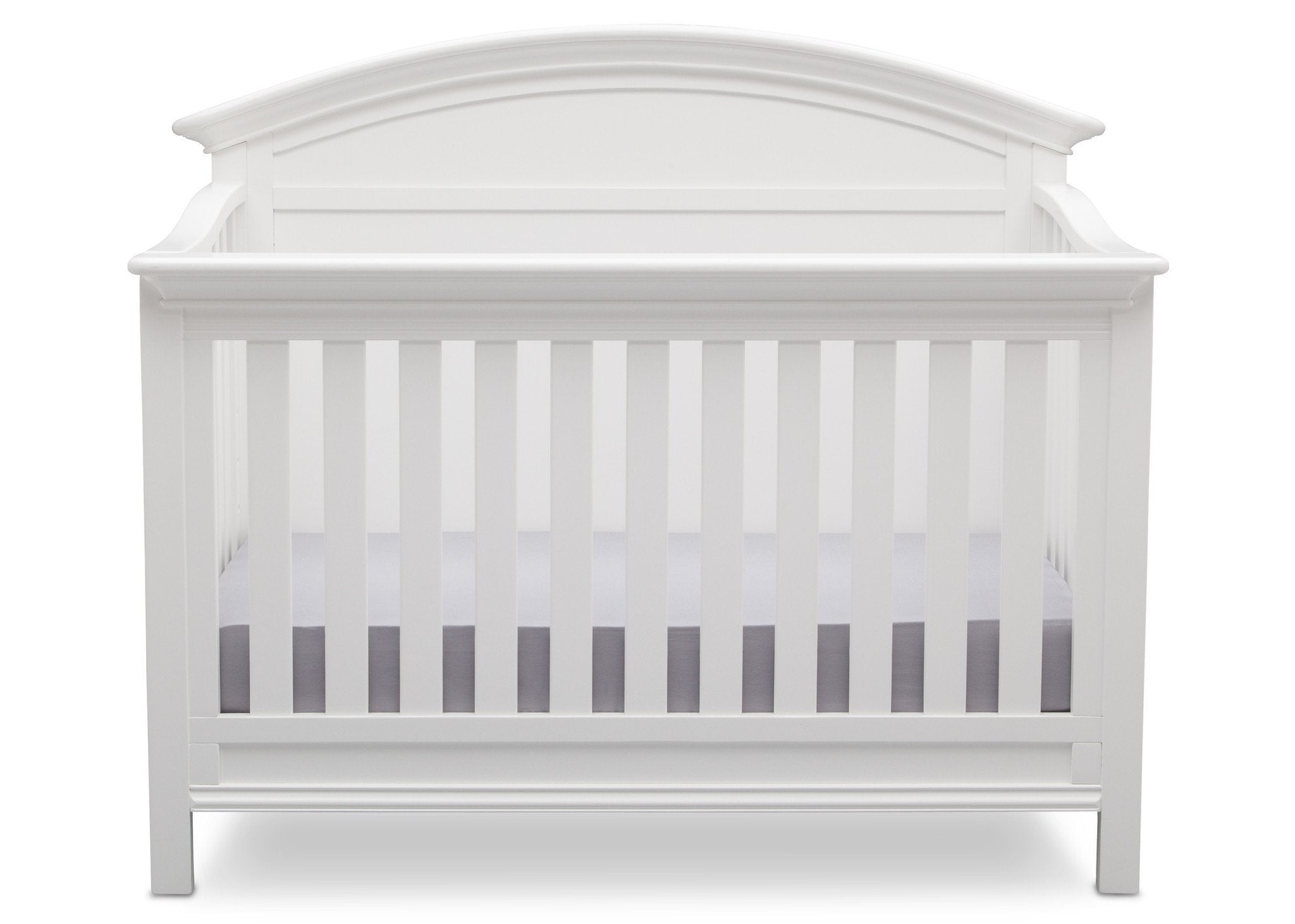 Adelaide 4-in-1 Convertible Baby Crib - Toddler Bed, Daybed & Full-Size Bed - Safe Nursery Furniture for Newborns & Kids - Perfect for Bedrooms, Daycare & Guest Rooms