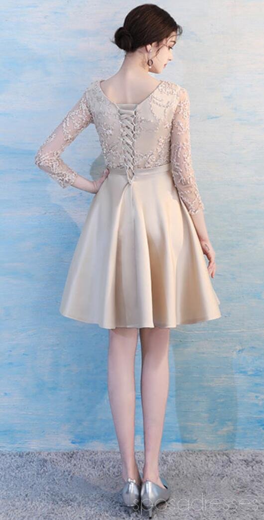 Custom Mismatched Short Lace Bridesmaid Dresses - Elegant Wedding Party Attire for Bridesmaids, WG501 | Perfect for Beach Weddings, Garden Parties & Formal Events