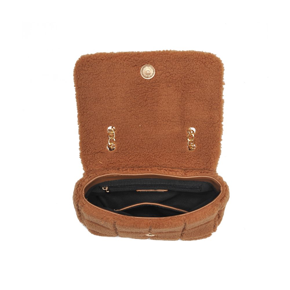Ryeland Sherpa Crossbody Bag for Women - Soft Fleece Shoulder Purse with Adjustable Strap, Perfect for Travel, Shopping & Daily Use