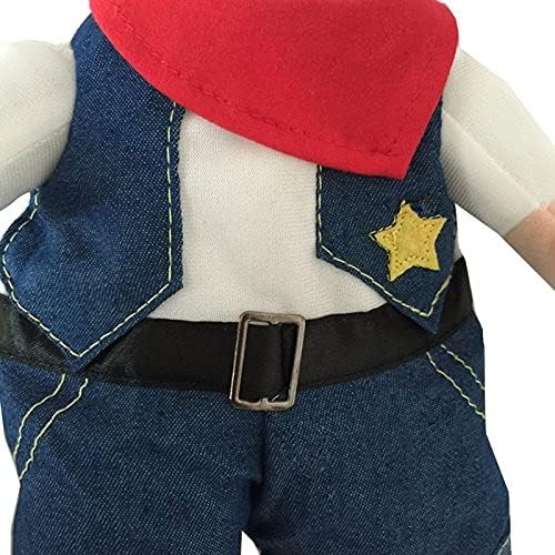 Autumn Cowboy Dog Costume with Hat - Halloween Pet Outfit for Small Dogs & Cats (XS) - Perfect for Halloween Parties & Photo Shoots