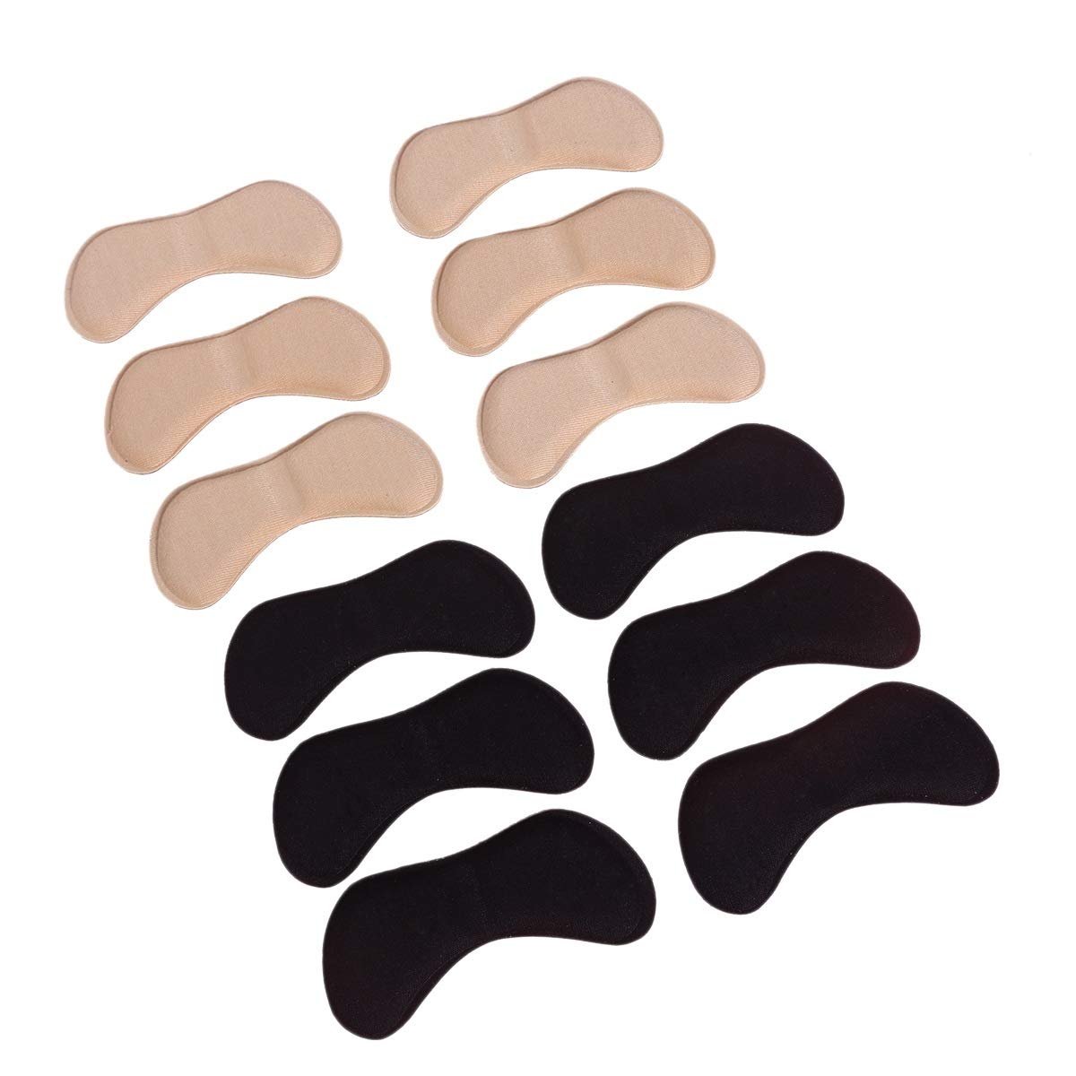 Artibetter 6 Pairs Self-Adhesive Heel Pads - Butterfly Shaped Sponge Cushion Insoles for Shoes | Comfortable Back Grips & Liners for Heel Pain Relief, Perfect for High Heels, Boots and Daily Wear