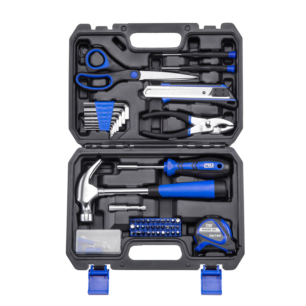 49-Piece Mini Home Tool Kit with Essential Tools for DIY Repairs, Home Maintenance & Small Projects