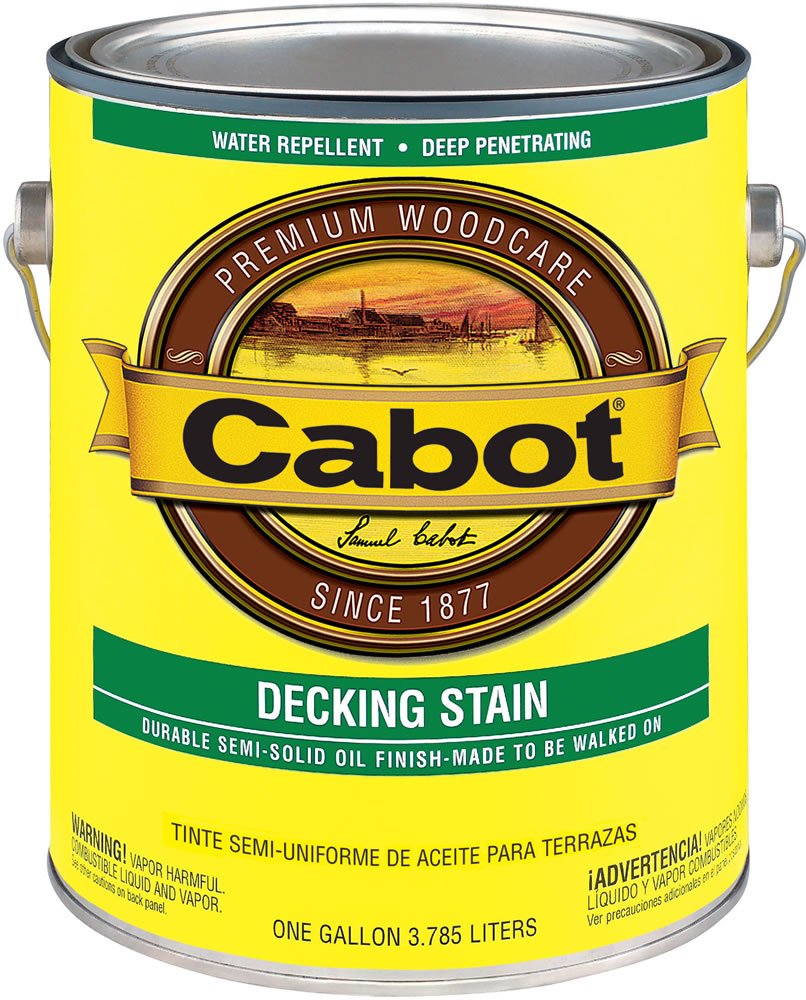 Cabot 206104 Semi-Solid Deck & Siding Stain - Neutral Base 1 Quart for Outdoor Wood Protection & Waterproofing - Perfect for Decks, Fences & Exterior Wood Surfaces