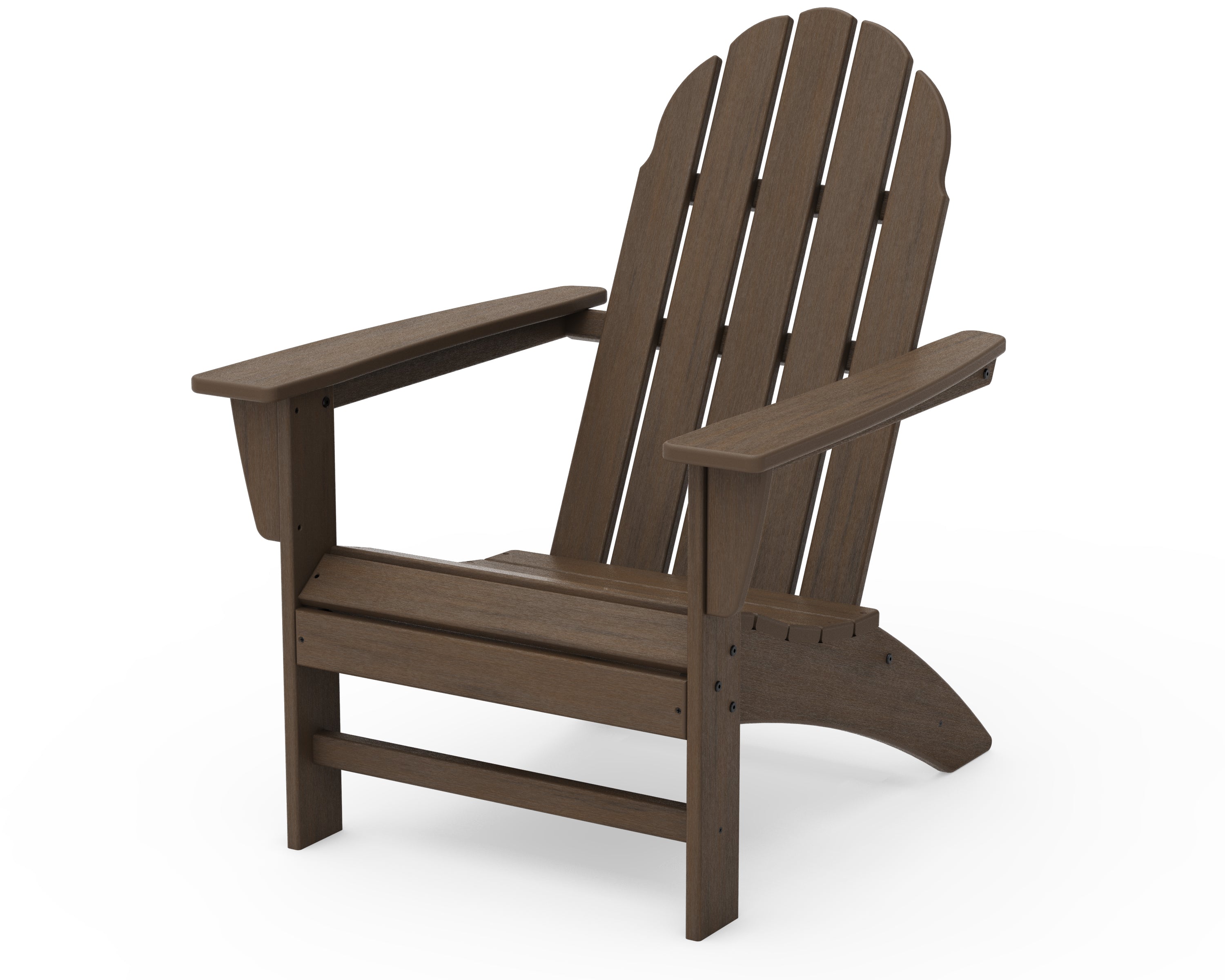 POLYWOOD Vineyard Adirondack Chair - All-Weather Outdoor Furniture for Patio, Garden & Poolside Relaxation | Durable Recycled Plastic Material
