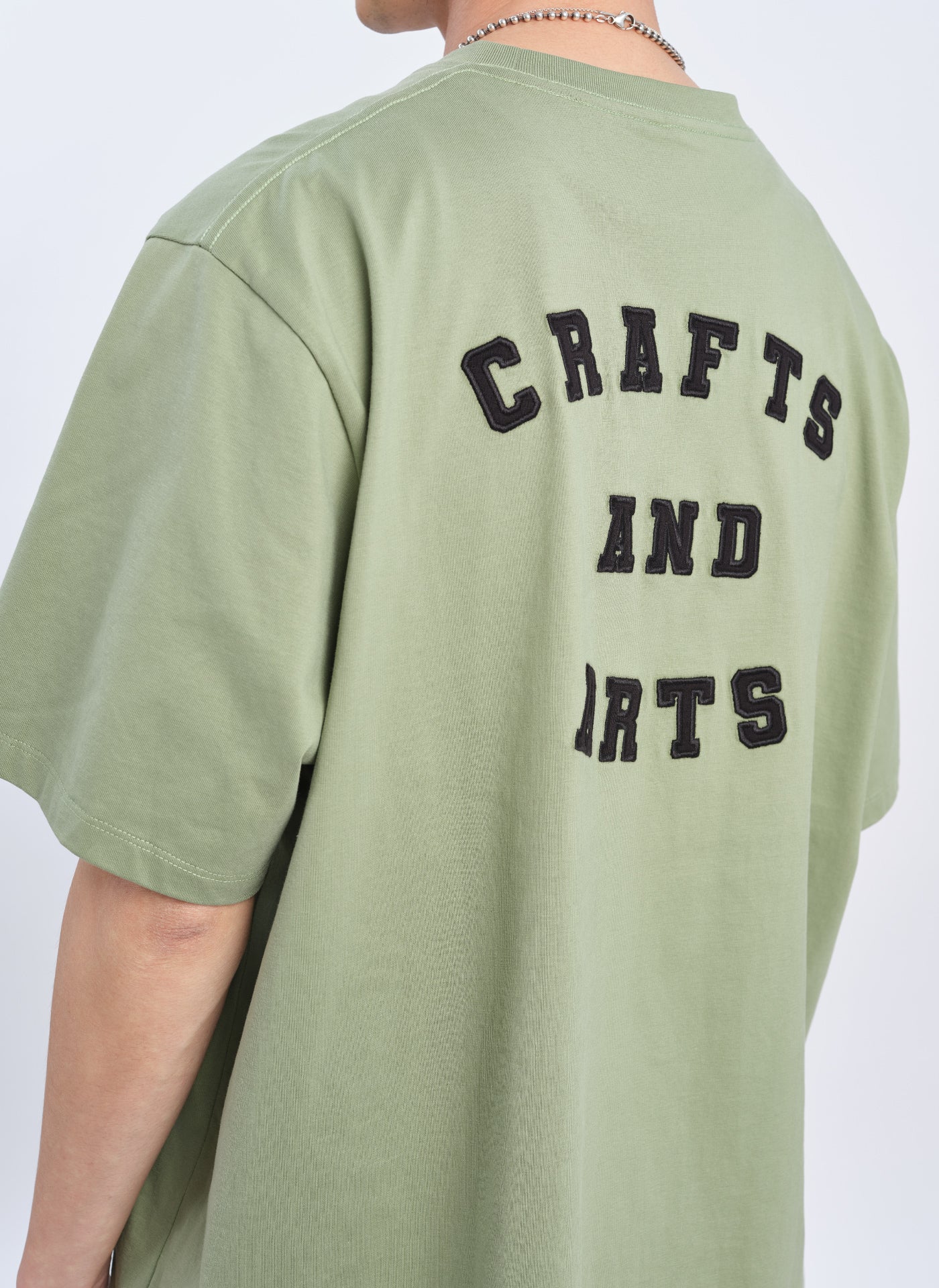 Premium Mercerized Cotton Patch Tee - Soft & Breathable Men's Casual T-Shirt - Perfect for Everyday Wear, Street Style & Layering
