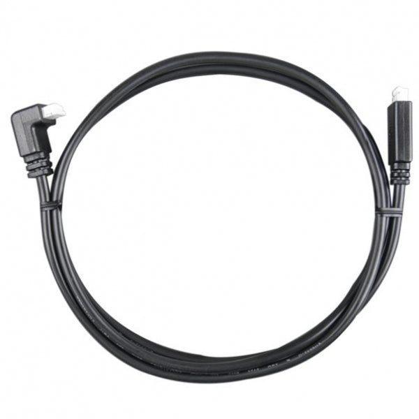Victron Energy VE.Direct Cable 10m (10 Feet) with Right Angle Connector - Compatible with Solar Charge Controllers, Inverters & Battery Monitors - Perfect for RV, Marine & Off-Grid Power Systems