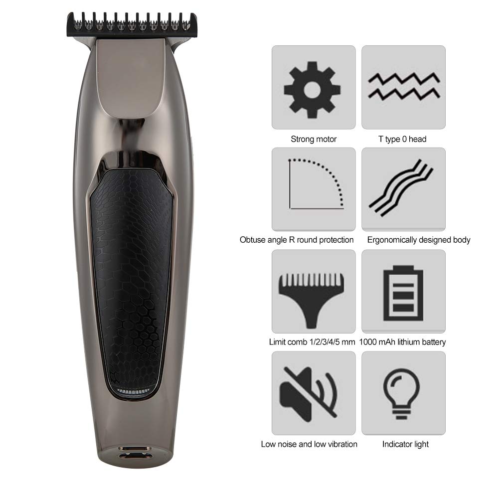 Vbestlife Professional Electric Hair Clipper Kit - USB Rechargeable Cordless Hair Trimmer for Men, Beard & Body Grooming | Home & Travel Use