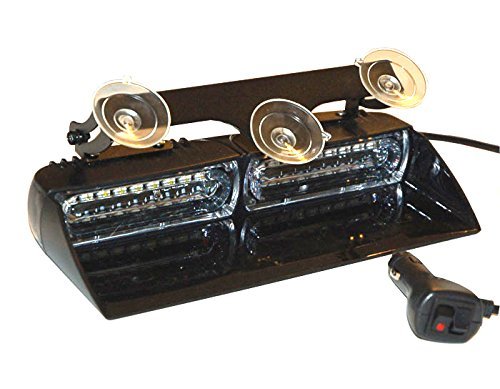 Red and Blue Police LED Strobe Lights for Windshield - Emergency Warning Dash Deck Visor Lights for Cars, Trucks & Emergency Vehicles | Perfect for Roadside Safety, Night Patrol & Vehicle Warning Signals