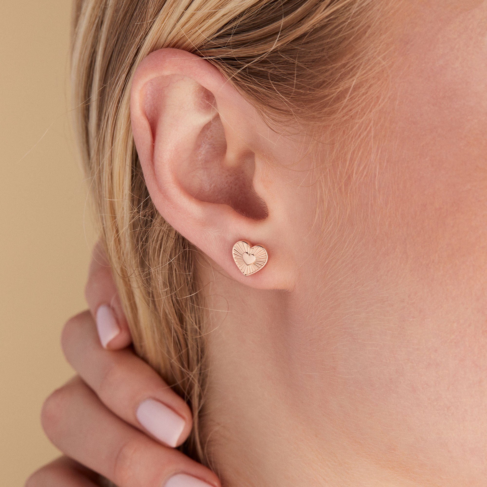 Angel Wing Heart Earrings - Set of 3 Dainty Silver Stud Earrings for Women, Perfect for Valentine's Day Gifts, Anniversary, or Everyday Wear