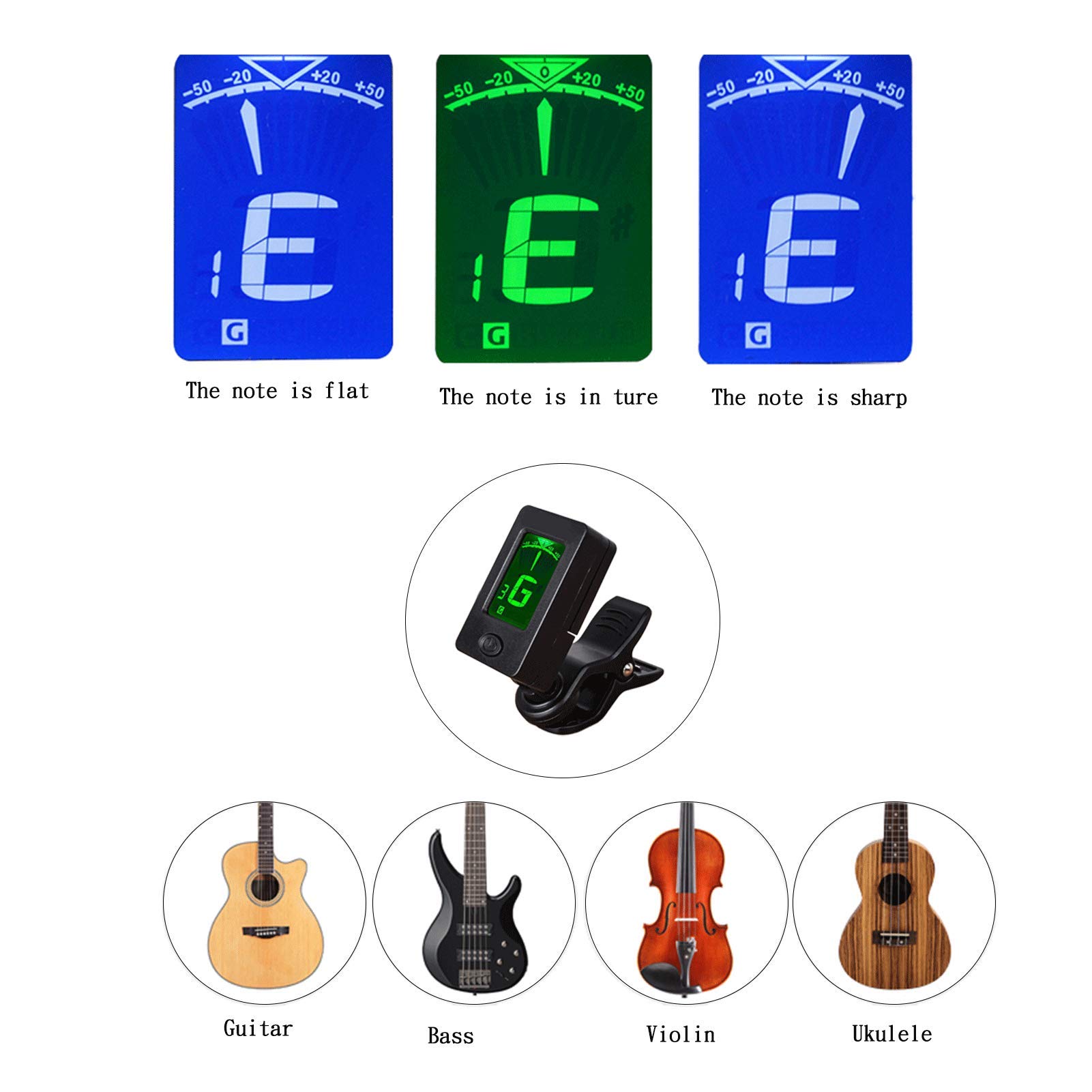 Premium Electric Guitar Strings 3 Full Sets with Guitar Tuner, Restringing Tool & 5 Picks - Perfect for Live Performances, Studio Recording & Practice Sessions