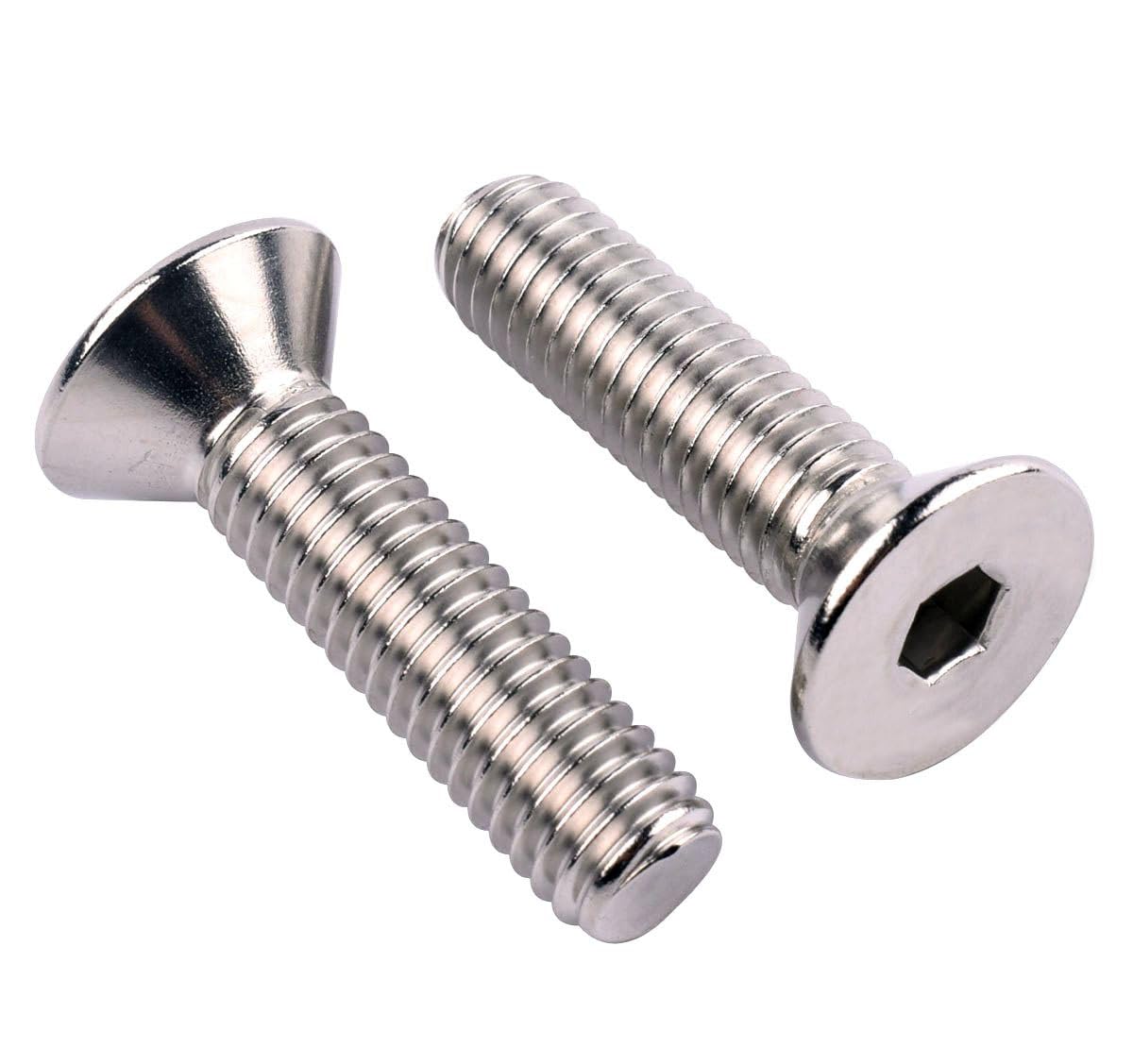 304 Stainless Steel Hex Socket Cap Bolts - Pack of 15 for Furniture & DIY