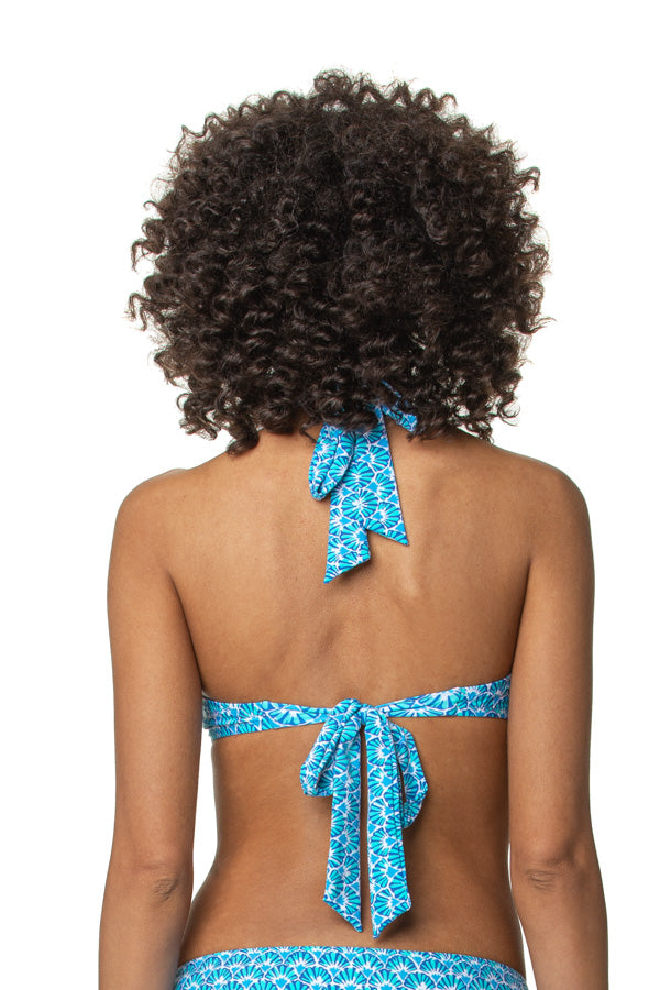 Shell Halter Top for Women | Elba Island Style Summer Beachwear | Perfect for Vacations, Pool Parties & Casual Outings