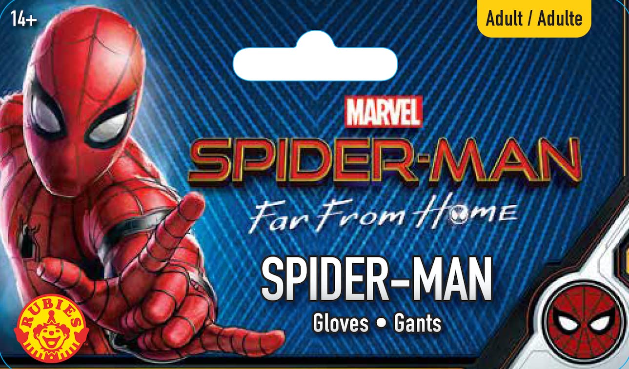 Rubies Adult Marvel: Spider-Man No Way Home Costume Gloves - One Size Fits Most - Perfect for Halloween Cosplay, Comic Con & Superhero Parties