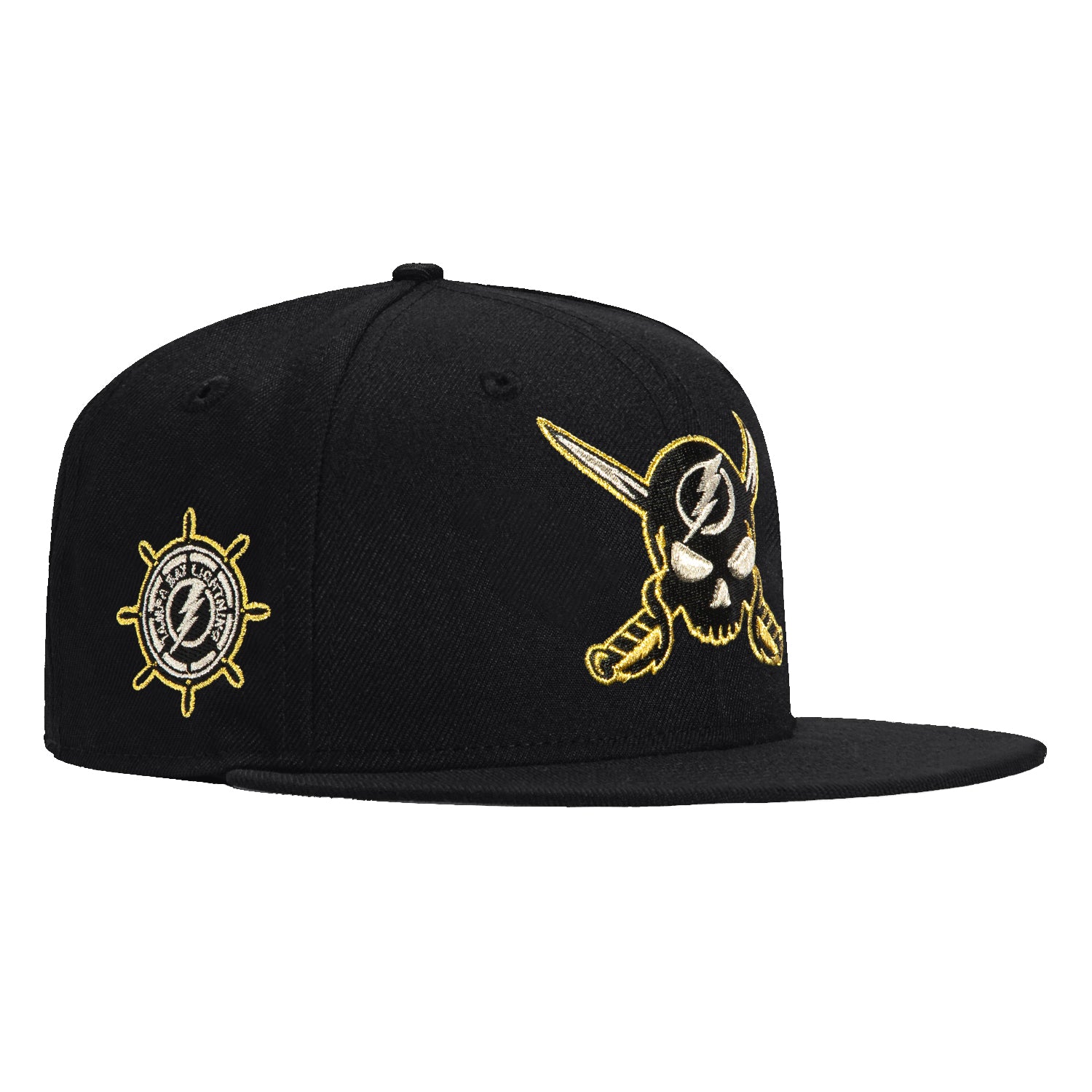 New Era 59Fifty Tampa Bay Lightning 30th Anniversary Patch Gasparilla Snapback Hat - Black NHL Hockey Cap for Men & Women - Perfect for Games, Collecting & Streetwear Fashion