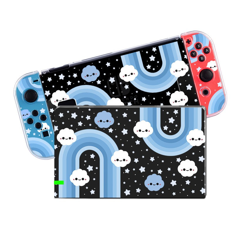 Stylish Cute Clouds Protective Case for Nintendo Switch - Durable Cover for Gaming, Travel & Everyday Use
