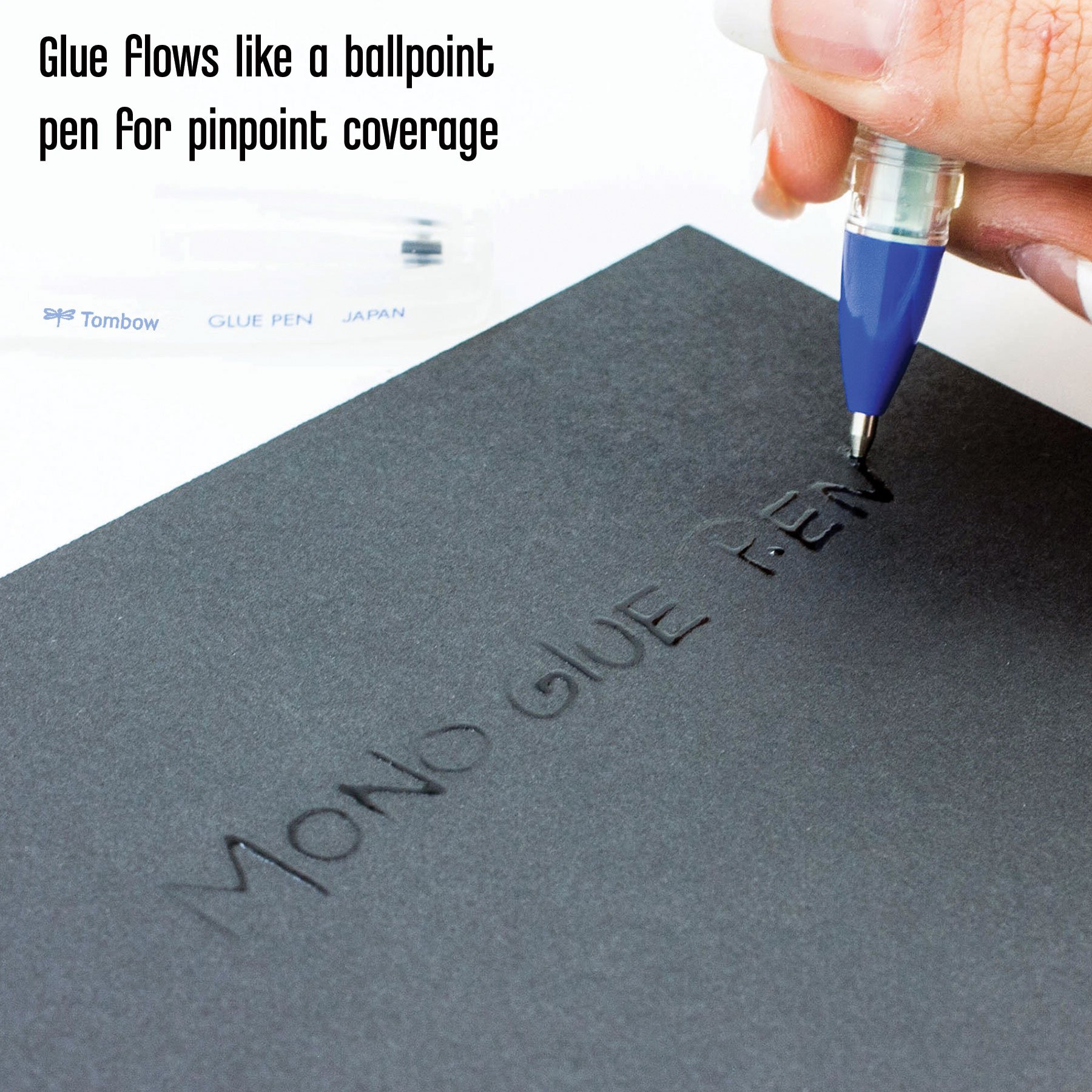 Tombow 62175 Permanent Glue Pen - 0.9 mL Adhesive for Scrapbooking, Card Making & DIY Crafts - Strong Bonding for Paper, Photos & Light Materials