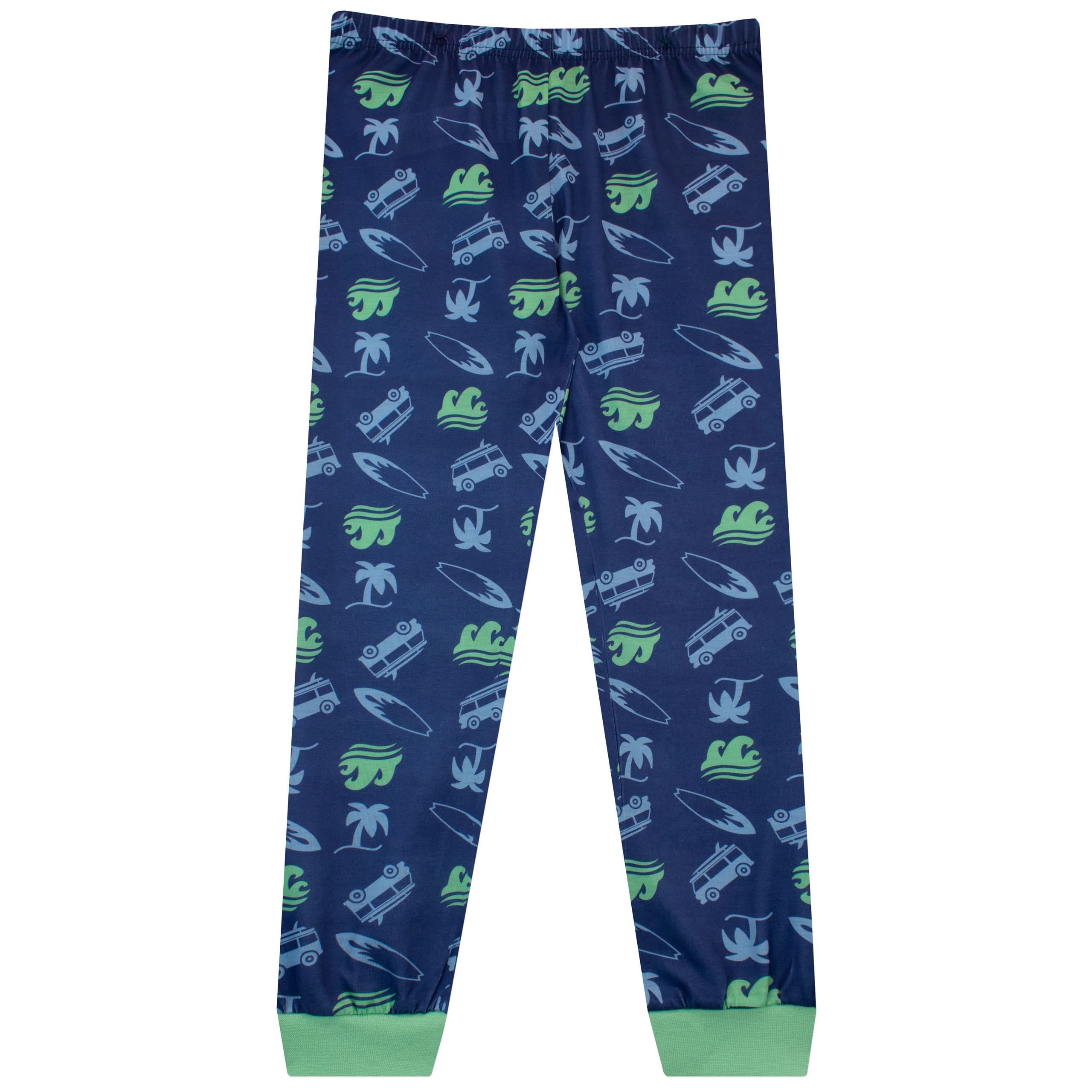 Boys Surfer Pajamas Set - Soft Cotton Sleepwear for Kids - Perfect for Bedtime, Lounging & Sleepovers