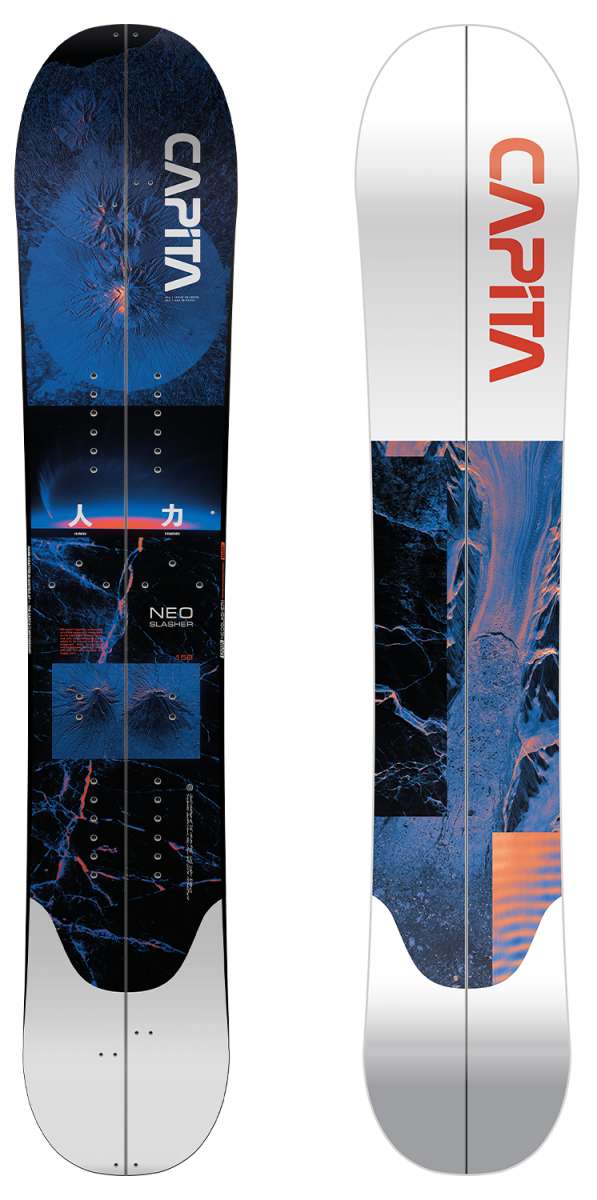 2023 Capita Neo Slasher Split Snowboard - All-Mountain Freestyle Snowboard for Backcountry & Powder Riding | Perfect for Adventurous Snowboarders Exploring Off-Piste Terrain