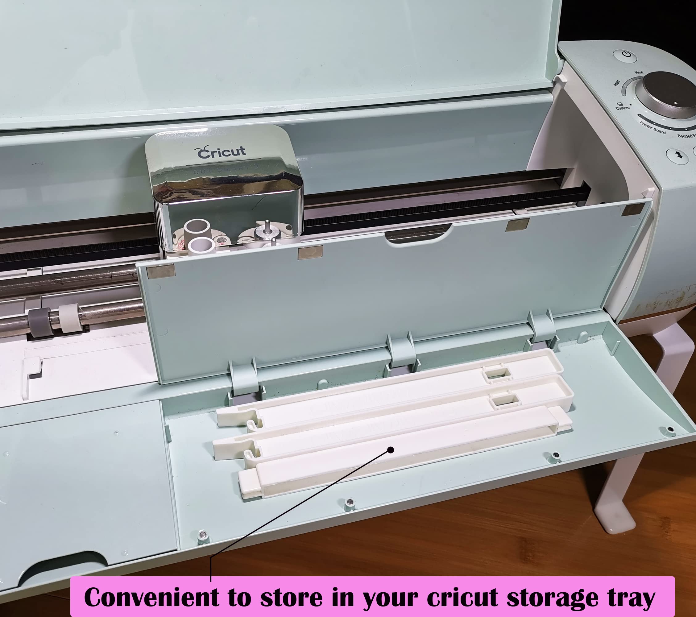 Cricut Explore Air 3/2/1 Cutting Mat Extender Support Tray - White | Compatible with Cricut Explore Air Series (Not for Maker3/Maker) | Perfect for DIY Crafts, Scrapbooking & Vinyl Cutting Projects