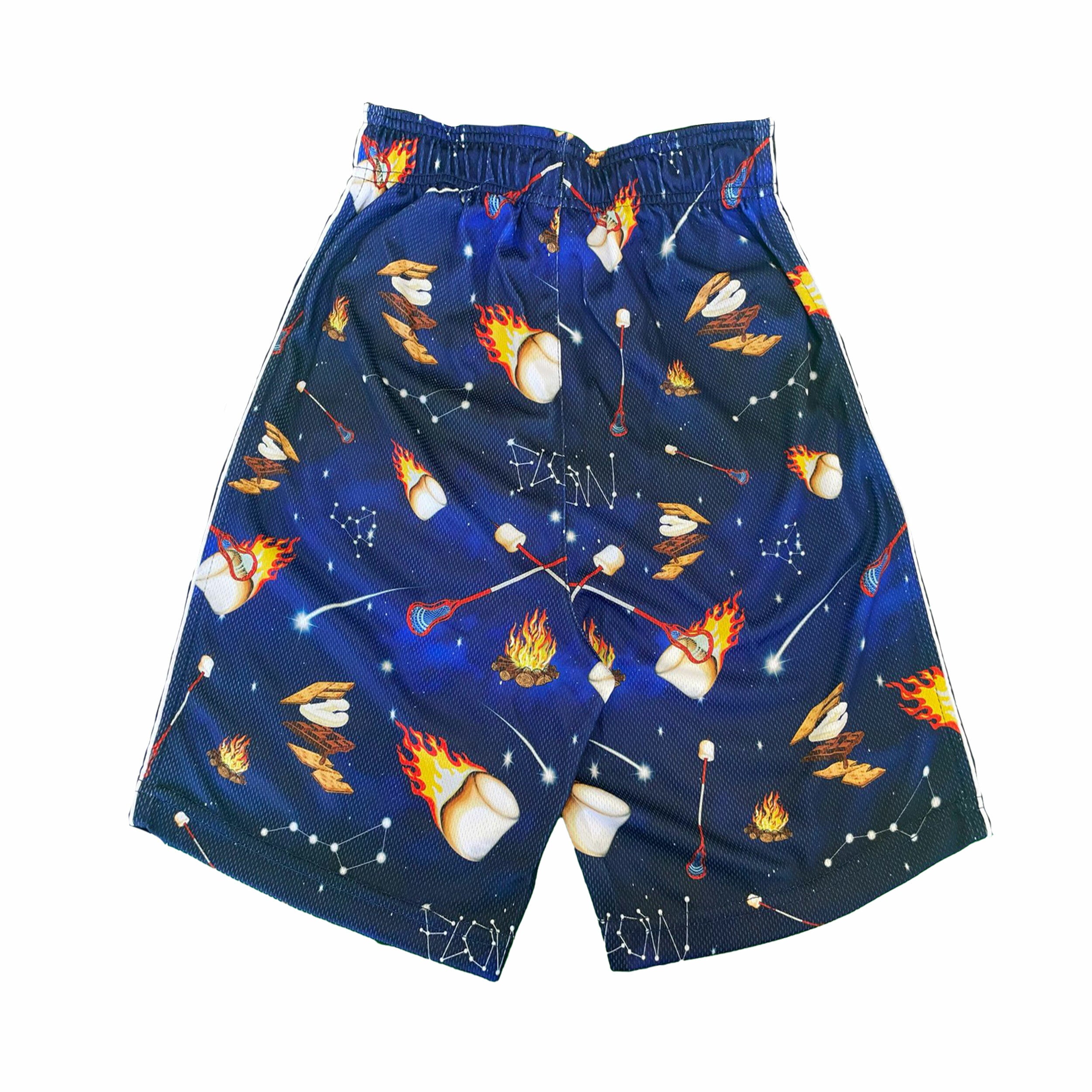 Boys' Flaming Marshmallows Graphic Short Sleeve T-Shirt - Fun Summer Camp & Outdoor Adventure Tee for Kids