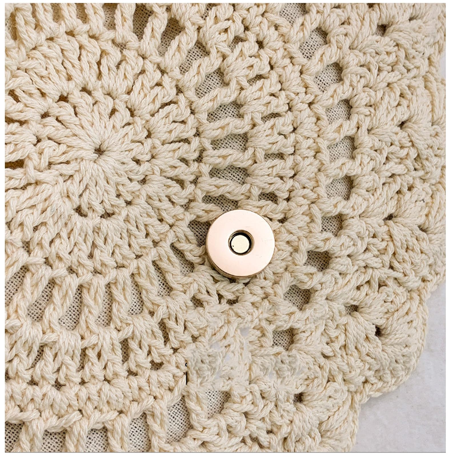 KARRESLY Women's Crossbody Cotton Woven Beach Bag - Summer Straw Clutch Purse & Small Hobo Handbag for Casual Outings, Travel & Shopping