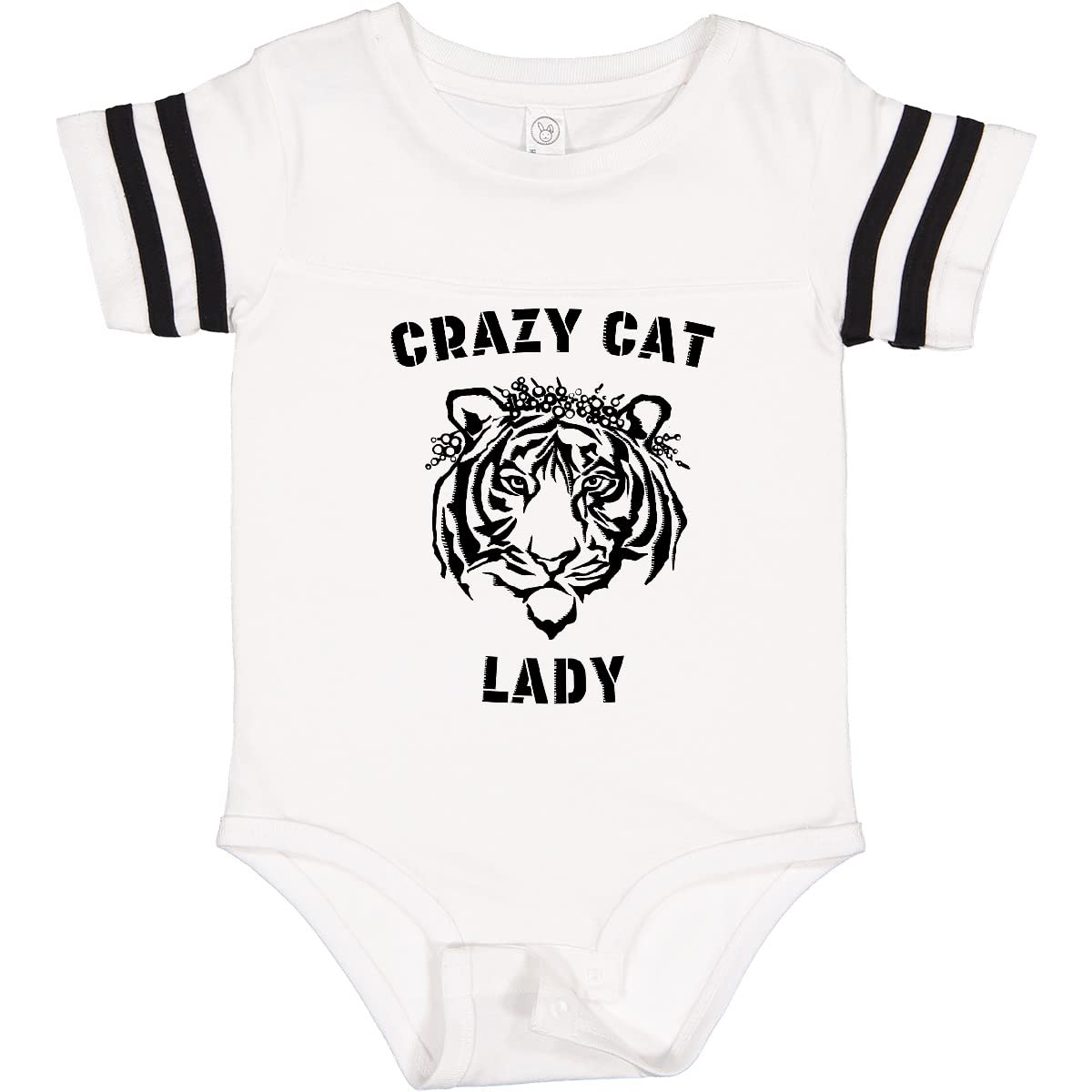 Crazy Cat Lady Tiger Bodysuit for Babies - Fun & Playful Outfit