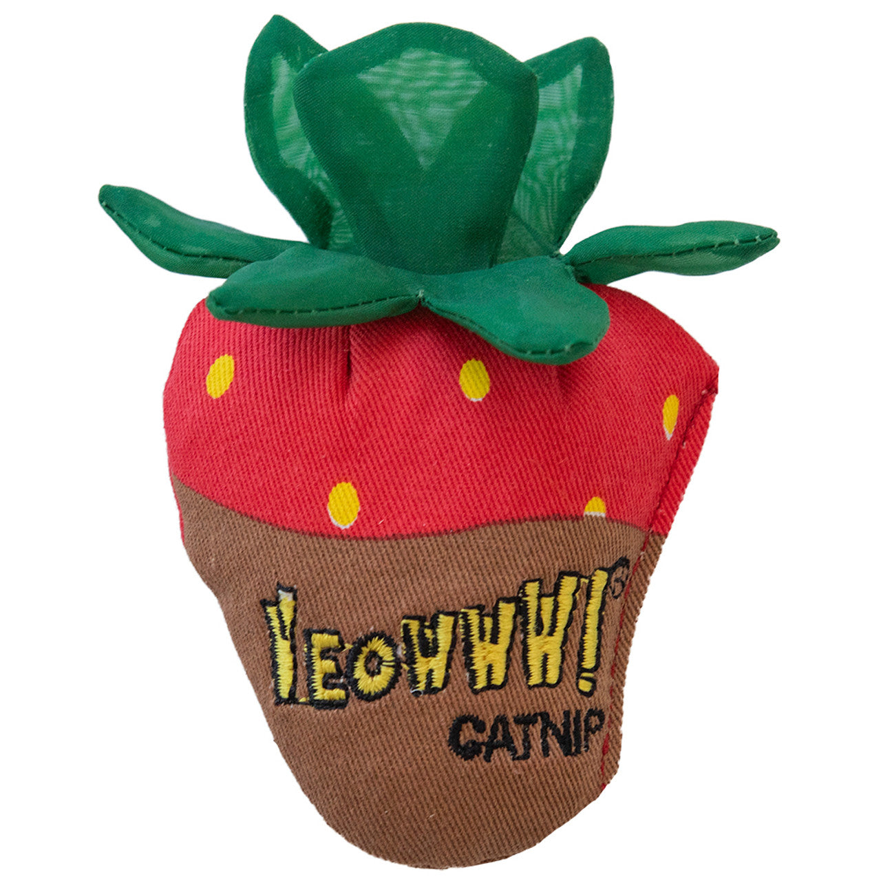 Yeowww!!! Strawberry Catnip Toys for Cats - Fun Interactive Kitten Play Toy with Organic Catnip - Perfect for Indoor Play, Training & Bonding with Your Feline Friend
