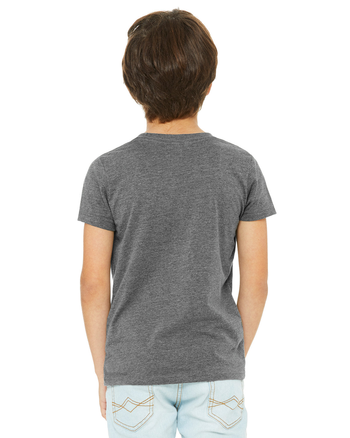 Bella + Canvas 3001Y Youth Jersey Short Sleeve T-Shirt - Soft Cotton Tee for Kids & Teens - Perfect for School, Sports & Everyday Wear