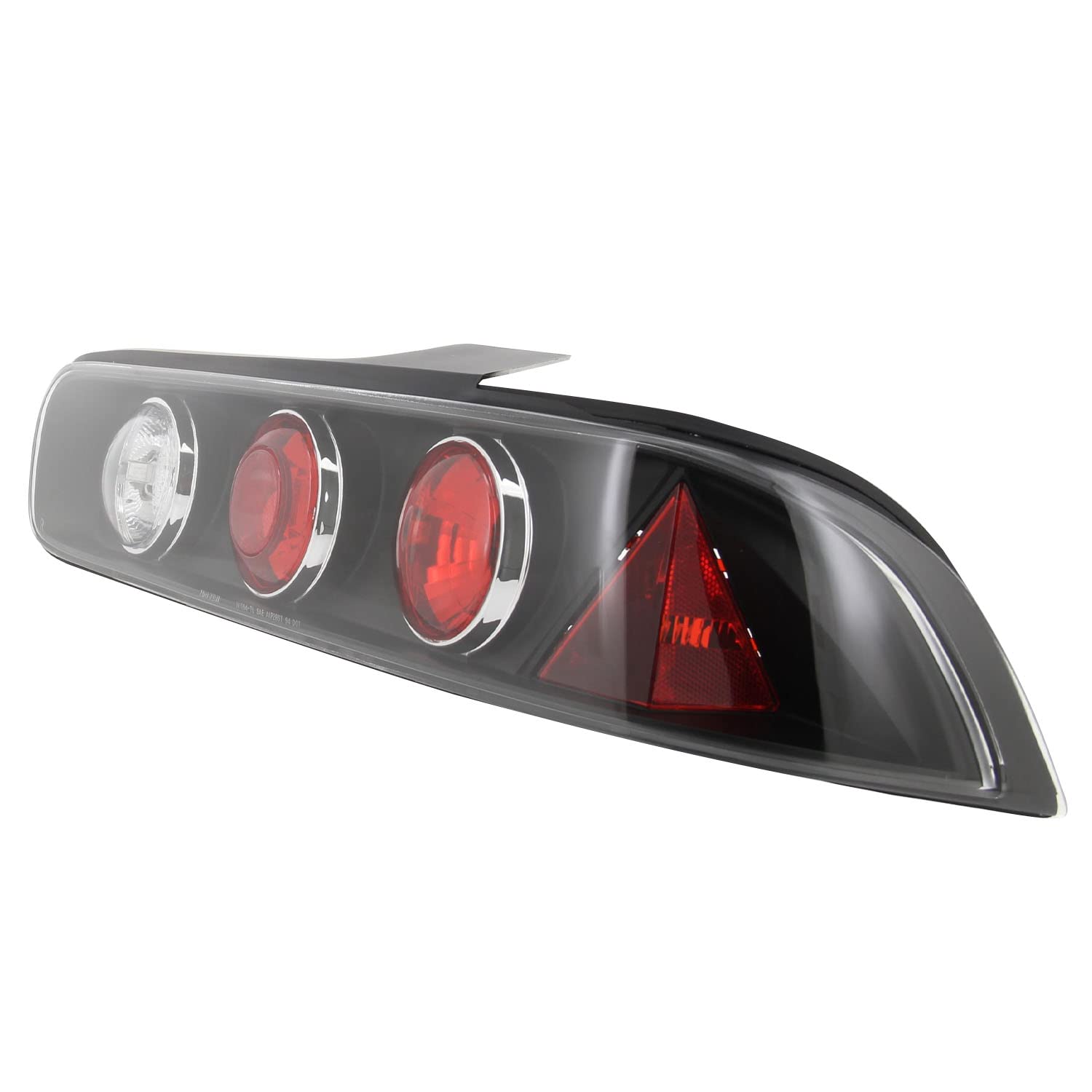 Spec-D Tuning JDM Black LED Tail Lights for 1994-2001 Acura Integra Coupe - Smoked Lens Left & Right Pair - Enhances Night Visibility & Style (Perfect for Car Enthusiasts & Night Driving)